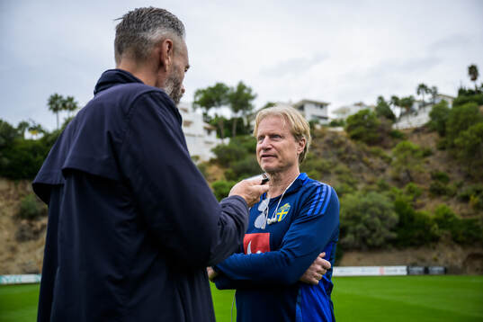 Team manager Stefan Pettersson of the Swedish national