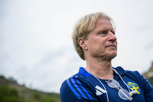 Team manager Stefan Pettersson of the Swedish national