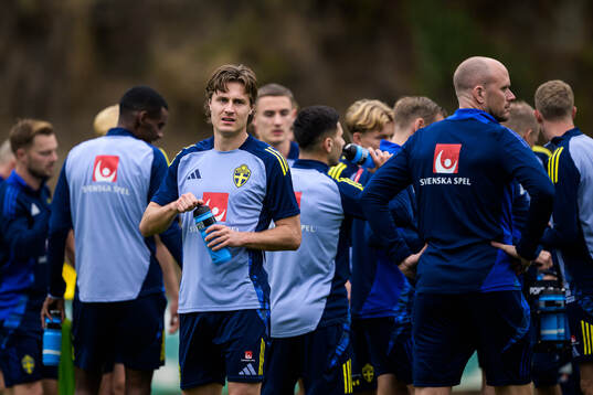 Mattias Svanberg of the Swedish national football team