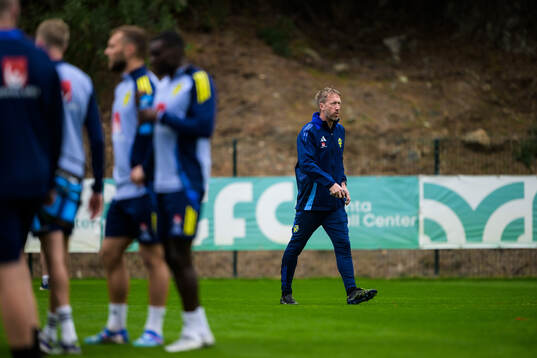 Head coach Graham Potter of the Swedish national football