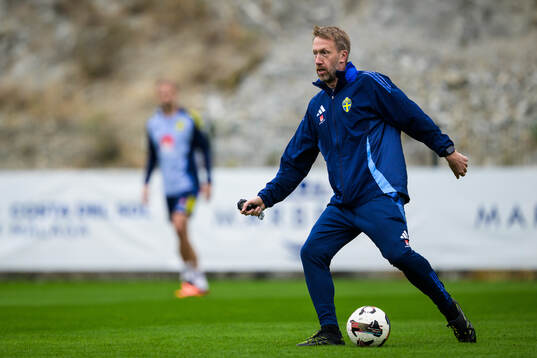 Head coach Graham Potter of the Swedish national football