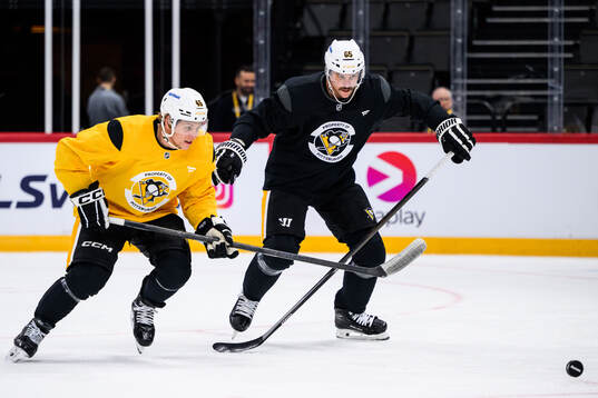 Blake Lizotte and Erik Karlsson