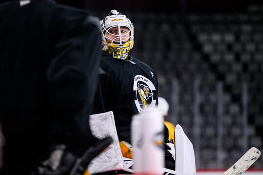 Goaltender Filip Larsson