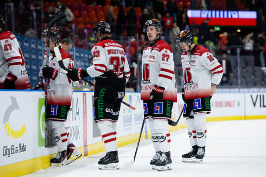 Örebros Melvin Fernström, Christopher Mastomäki, Peetro