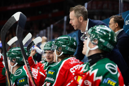Frölundas tränare Robert Ohlsson