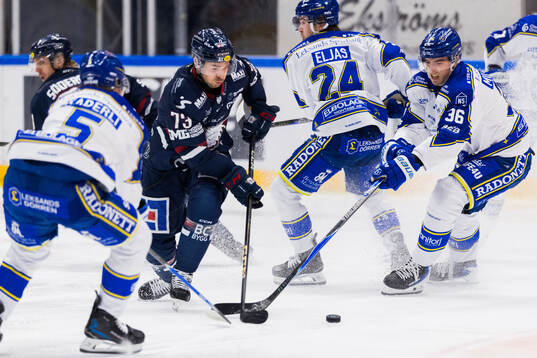 Linköpings Nicholas Shore och Leksands Stefan Milosevic