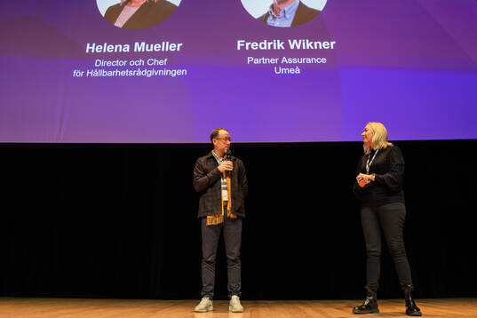 Fredrik Wikner och Helena Mueller