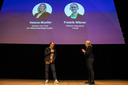 Fredrik Wikner och Helena Mueller