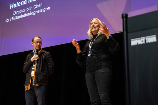 Fredrik Wikner och Helena Mueller