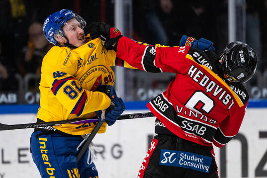Djurgårdens Colby Sissons och Luleås Isac Hedqvist