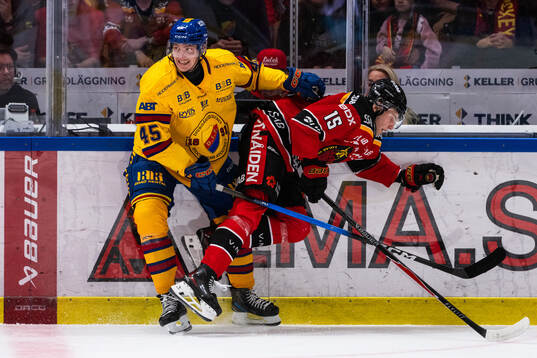 Djurgårdens Hugo Blixt och Luleås David Granberg