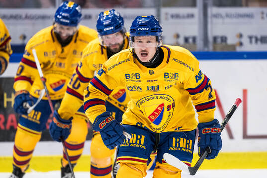 Djurgårdens Joseph Snively jublar
