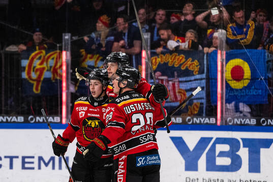 Luleås Isac Hedqvist, Markus Nurmi och Erik Gustafsson