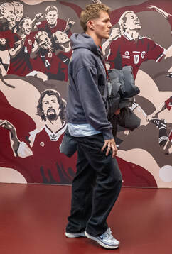Martin Ødegaard of Norway arrives