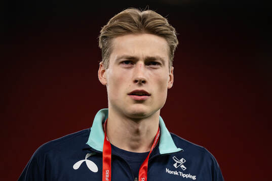 Goalkeeper Sander Tangvik of Norway