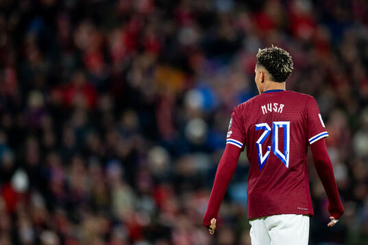 Antonio Nusa of Norway