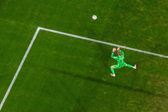 Goalkeeper Ørjan Håskjold Nyland of Norway