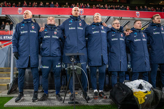 Ståle Solbakken, head coach of Norway, and his coaching