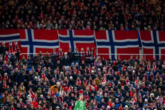 Goalkeeper Ørjan Håskjold Nyland of Norway