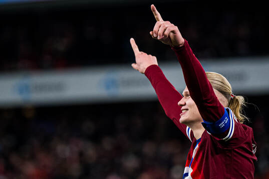 Erling Braut Haaland of Norway celebrates