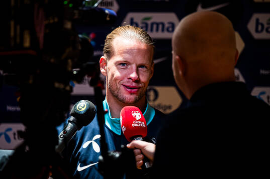 Goalkeeper Ørjan Nyland of Norway