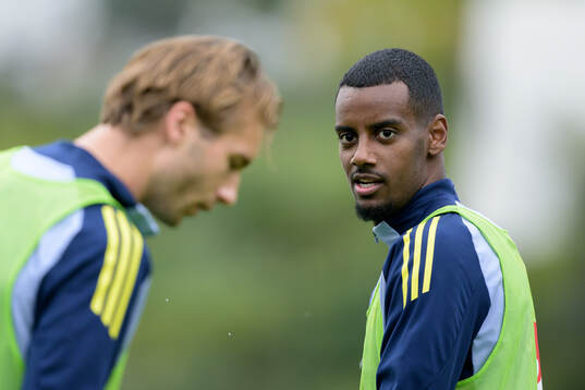 Alexander Isak of the Swedish national football team