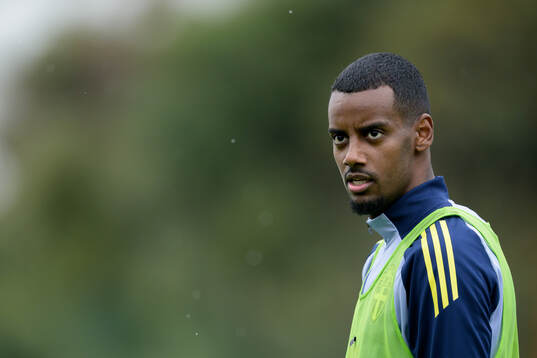 Alexander Isak of the Swedish national football team