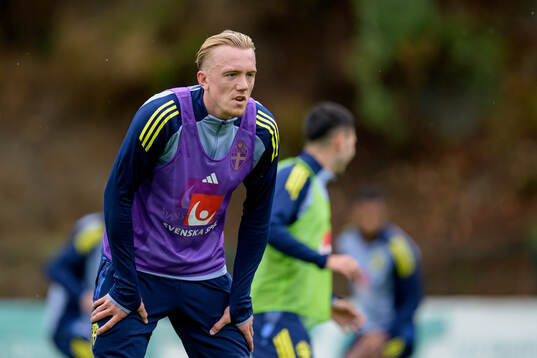 Isac Lidberg of the Swedish national football team