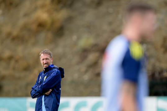 Head coach Graham Potter of the Swedish national football