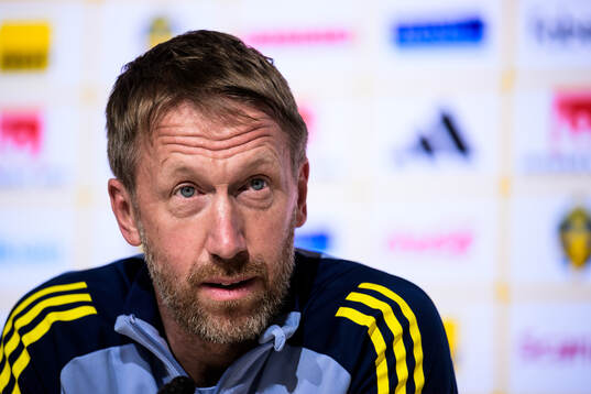 Head coach Graham Potter of the Swedish national football