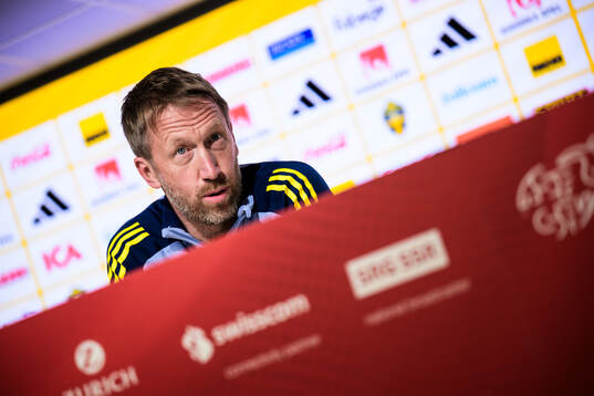 Head coach Graham Potter of the Swedish national football