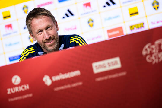 Head coach Graham Potter of the Swedish national football