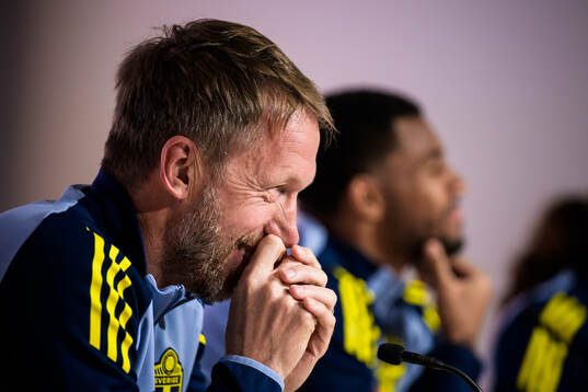 Head coach Graham Potter of the Swedish national football