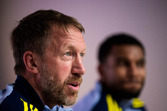 Head coach Graham Potter of the Swedish national football