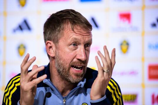 Head coach Graham Potter of the Swedish national football