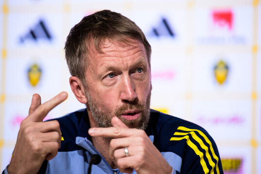 Head coach Graham Potter of the Swedish national football