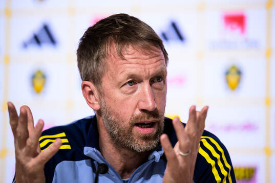 Head coach Graham Potter of the Swedish national football