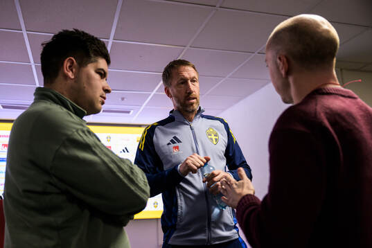 Head coach Graham Potter of the Swedish national football