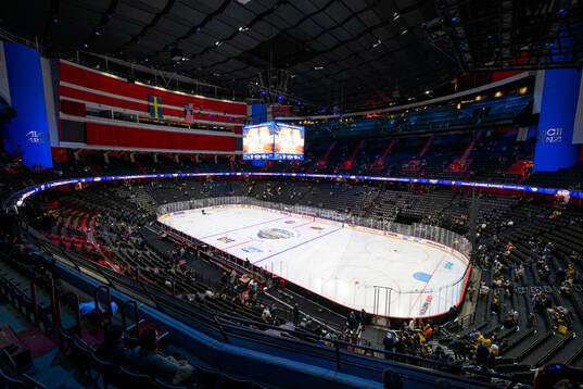 Interior view of Avicii Arena