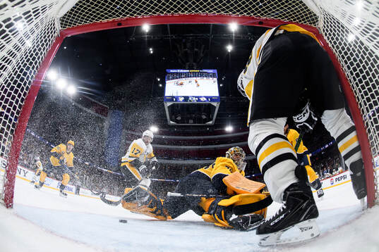 goaltender Juuse Saros of Nashville Predators