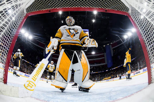 Goaltender Artur Silovs looks dejected