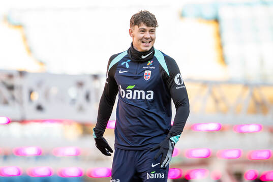 Jørgen Strand Larsen of the Norwegian national football