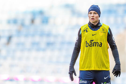 Andreas Schjelderup of the Norwegian national football team