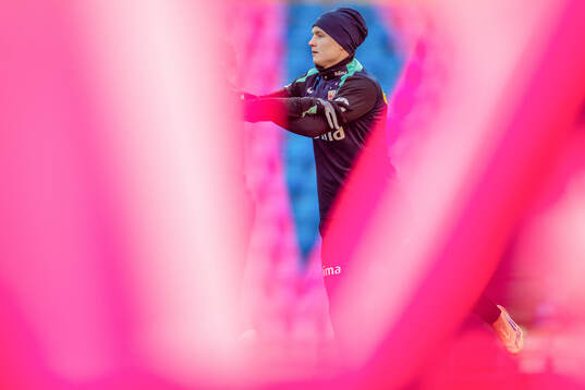 Andreas Schjelderup of the Norwegian national football team