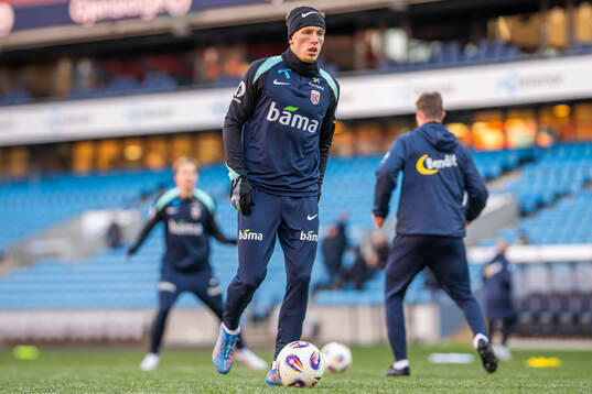 Marcus Holmgren Pedersen of the Norwegian national football