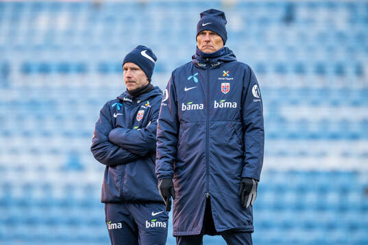 Fitness coach Bjørn Vidar Stenersen and head coach Ståle