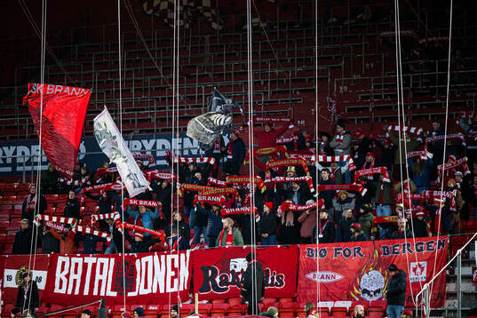 Spectators in the stands