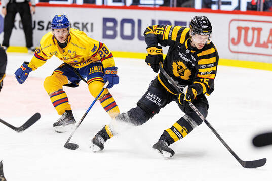 Djurgårdens Gustav Lindström och Skellefteås Lars