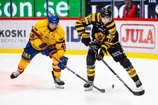 Djurgårdens Albin Grewe och Skellefteås Pär Lindholm