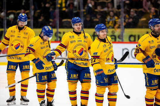 Djurgårdens Joseph Laleggia Håvard Salsten och Jesper